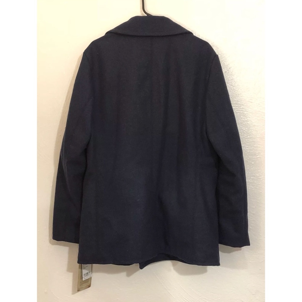 SCHOTT NYC WOOL BLEND PEA COAT JACKET SLIM FIT - Picture 7 of 7
